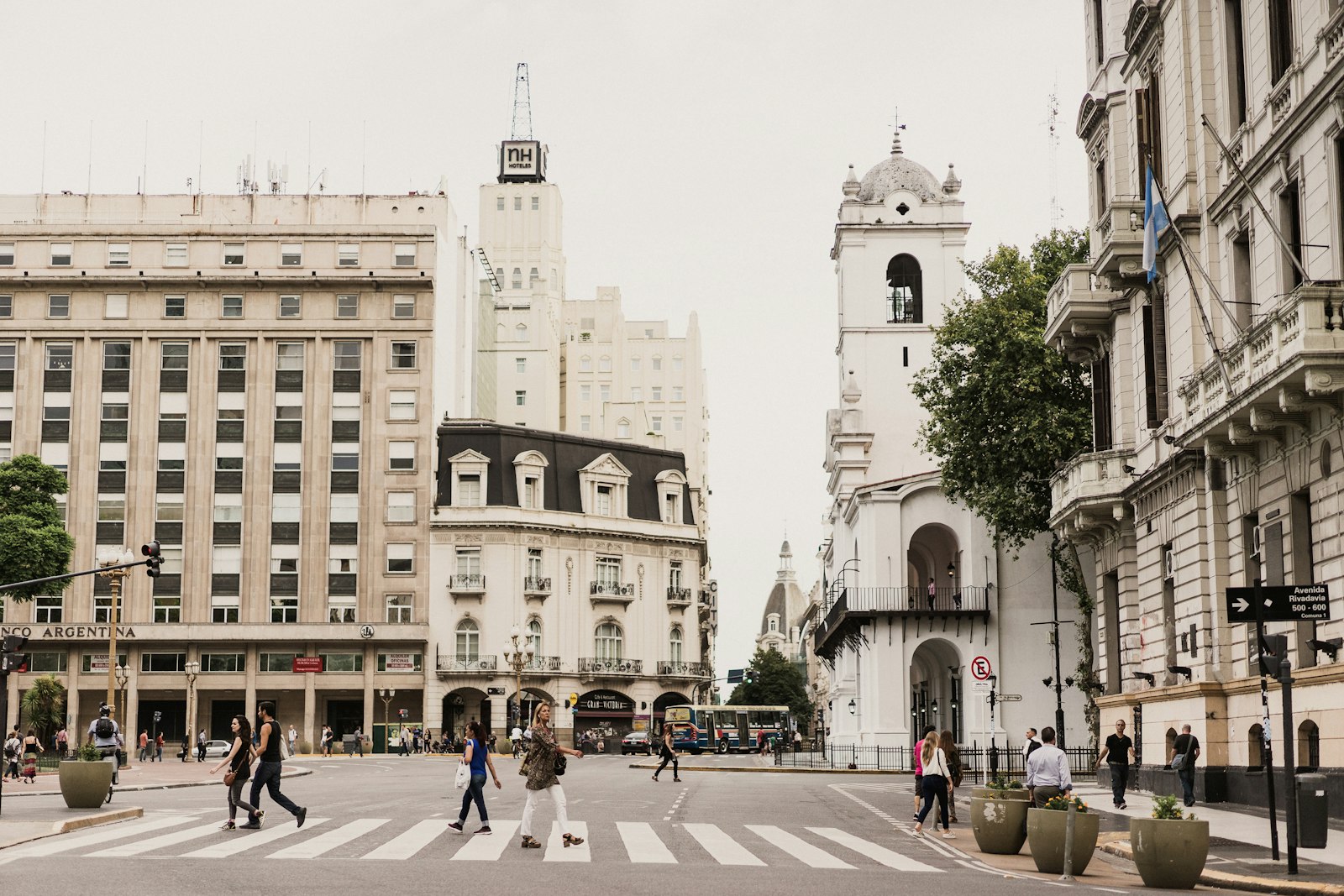 Buenos Aires skyline with residential developments